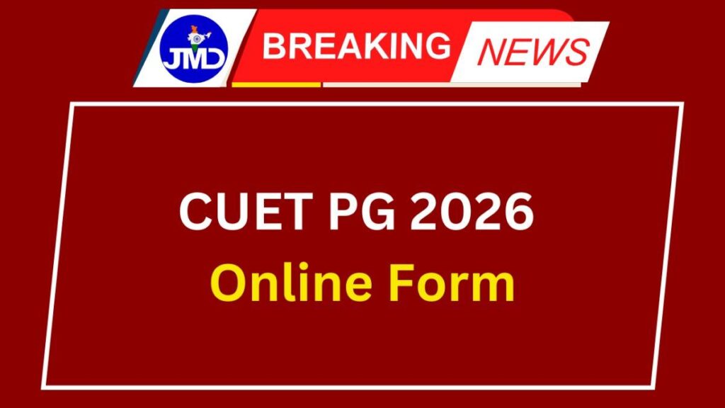CUET PG 2026 Online Form