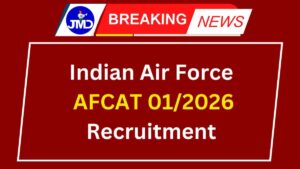 Indian Air Force AFCAT 01/2026 Recruitment