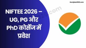 NTA NIFTEE 2026 Exam